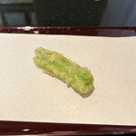 京都祇園 天ぷら八坂圓堂 - えんどう豆コロッケ