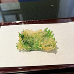 京都祇園 天ぷら八坂圓堂 - 鯛大葉巻き