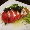 Rakushu Hokkori - トマトとクリームチーズのカプレーゼ