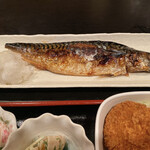 Sake Ryouma - ランチ：鯖塩焼き　※鯖小さめとコロッケサービス