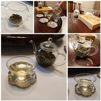 東天閣 神戸本店 - 安渓鉄観音(ｱﾝｹｲ ﾃｯｶﾝﾉﾝ)1,760円✨軽発酵の「青茶」だそうな。代表的な烏龍茶かと思いますが、淡いグリーンなのに力強く華やかです♪