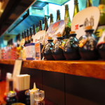 豚そば　成 - カウンター席