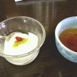 担々麺 杉山 - デザートの杏仁豆腐