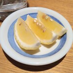 季節料理かたやま - たてみち屋菅さんの無農薬レモン