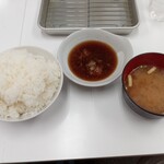 atsuatsuagetatetecchan - 最初に登場したご飯と天つゆと味噌汁(2022.5.4)