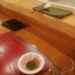 赤吉 - 鮑の肝ソースに入れるシャリ