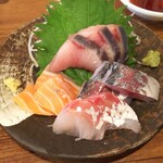 金町製麺 - 刺身盛