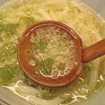 Kagawa Ippuku - 揚げ玉は旨味が濃く、清々しいねぎの風味も効いて後味クール！