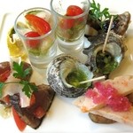 カンパネの小さな前菜たち（５種盛/1300円）