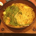 Asahiya - 鳥カレー鍋うどん。ハフハフしなが、旨いぜ！