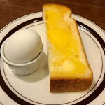 星乃珈琲店 - 厚切りトーストとゆで卵