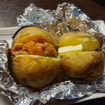 港釧路の炉端焼き 虎や - 北海道の芋はホクホク美味しい