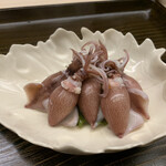 片折 - 活ホタルイカのボイル