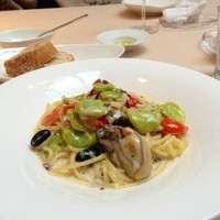 ラ セッテ 広瀬北町本店 - 倉橋島産カキとネギ 白菜のクリームソース メッツェリングイネ