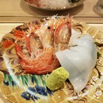 出羽鮨 - 刺盛り。