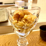 鮨おばな - 雲丹on雲丹ご飯のパフェ