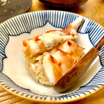 鮨おばな - 秘伝ダレが海老から湧き出しシャリと絡む