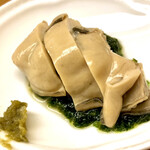 鮨おばな - 出ました定番　蒸し牡蠣