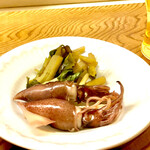 鮨おばな - 一品目　蛍烏賊と山葵漬け