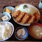 とんかつ笹 - ひれかつ定食(松)