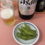 Toukyou Hanten - 大瓶ビール@550円（税込み）
