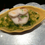 おおたに - 虎河豚白子の塩焼き生海苔あん