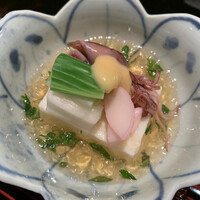 おおたに - 先付：蛍烏賊と帆立貝柱のムース