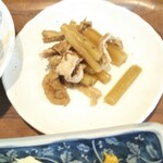 ひかり食堂 - ふきと油揚げの煮物