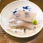 片折 - 氷見の鮃と宇出津のサヨリ昆布締め