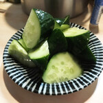 がばちょ - キューリ浅漬け（250円）