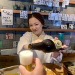 お酒菜 おせい - 美人女将のお酌