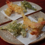 奈るみ庵 - 個人的にはこの天ぷらをトップにしたいくらい美味しい天ぷら