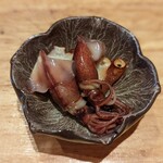 天ぷら たけうち - 富山の蛍烏賊と蛸の燻製