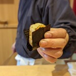 天ぷら たけうち - 北海道噴火湾のほたて磯辺焼き