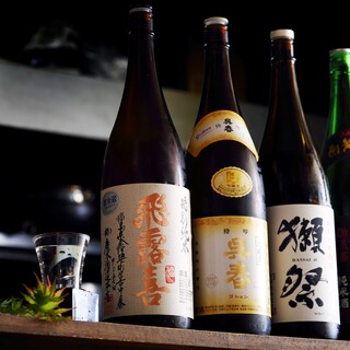 獺祭・飛露喜・勝山縁・がリーズナブルに飲める店