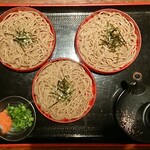 Izumosoba Yakumo - 出雲蕎麦＊割子そば(三枚) ¥990