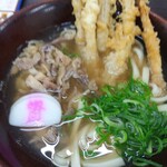 Sukesan Udon Asakawaten - ごぼ天かしわうどん710円(2022.5.4)