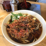 一〇そば - 太蕎麦大盛、鶏と紅生姜