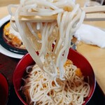 丸登食堂 - セットの冷たいお蕎麦