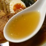 盛京亭 - スープ：とりがららーめん