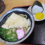 さぬきうどん たかはし - ランチタイムサービス　うどん＋オニギリ