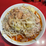 ラーメン二郎 - ラーメン小　SK半分　全マシ