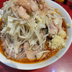 ラーメン二郎 - ラーメン小　SK半分　全マシ