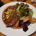 ひとし - 霜降りステーキ　特製ダレ