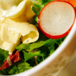 TAKASHI - 六本木産有機野菜のサラダ。バーニャカウダソース