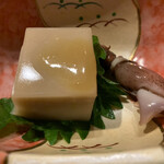 炭火居酒屋 くまさん家 - 　胡麻豆腐