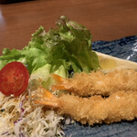 炭火居酒屋 くまさん家 - エビフライ