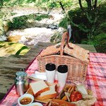 水際のロッジ - 水際で食べる朝食は最高に清々しい時間