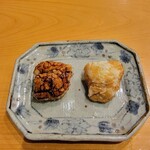 小判寿司 - 穴子は半分がツメ、半分が塩