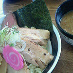 らー麺 たまや零式 - つけ麺全部入れ・麺量普通・１０５０円（平成25年２月実食）